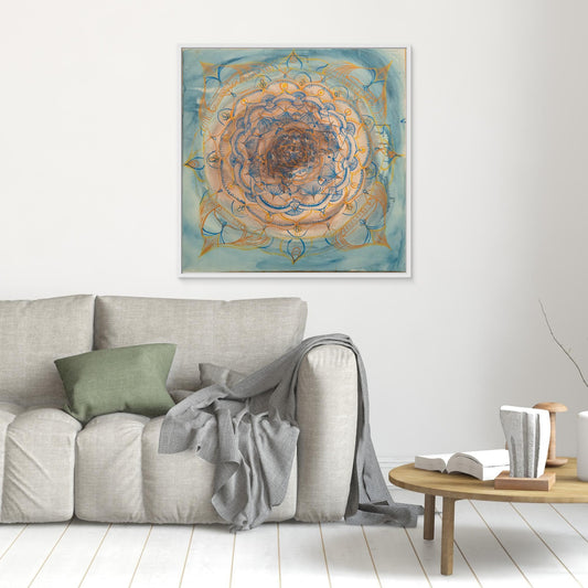 Blue Gold Mandala