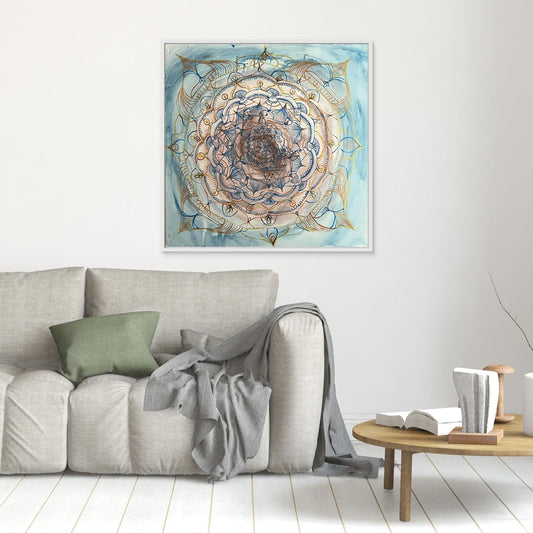 Blue Gold Mandala